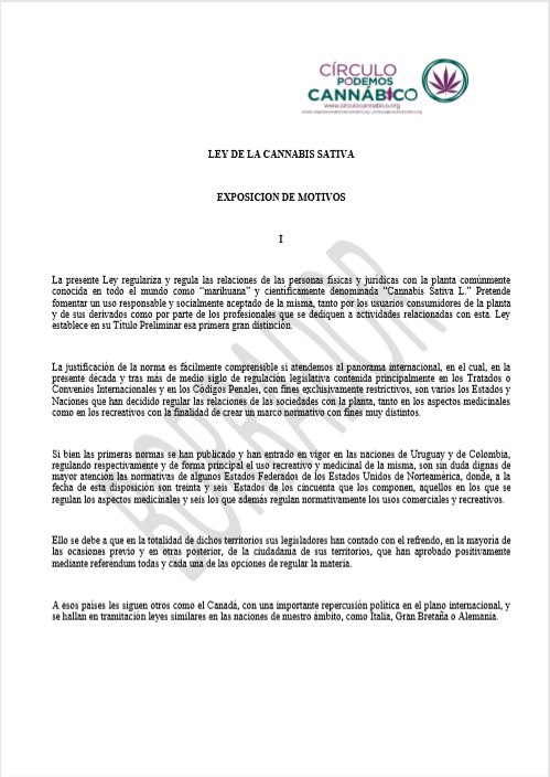 Propuesta 264 de Regulación Integral de Cannábis.